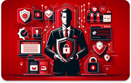 Cyber ​​intelligence illustration